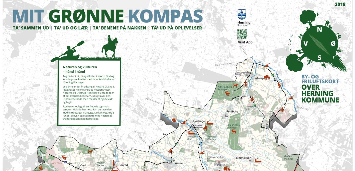 By- og friluftskort Herning