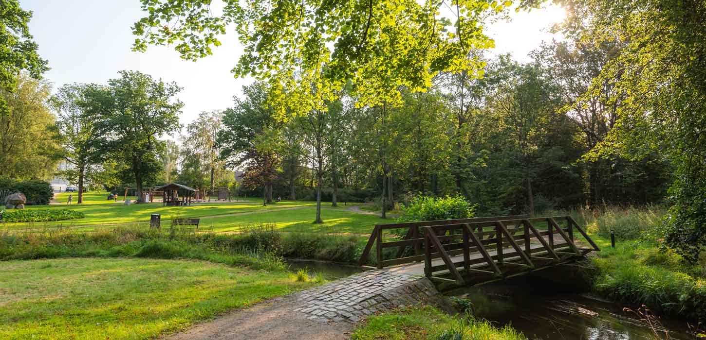 Anlægget i Brande By 