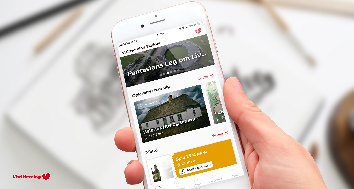 Oplevelsesapp'en VisitHerning Explore